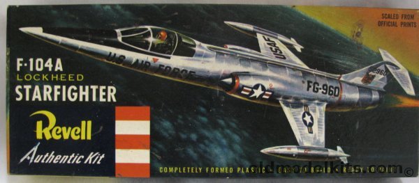 Revell 1/64 Lockheed F-104 A Starfighter 'S' Kit, H251-89 plastic model kit